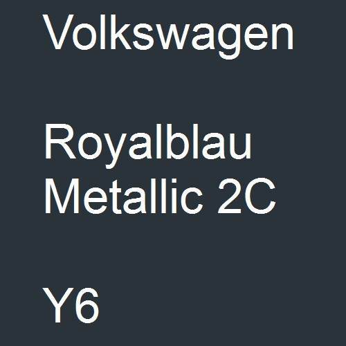 Volkswagen, Royalblau Metallic 2C, Y6.